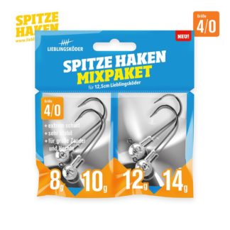 Spitze Haken #4/0 Mixpaket